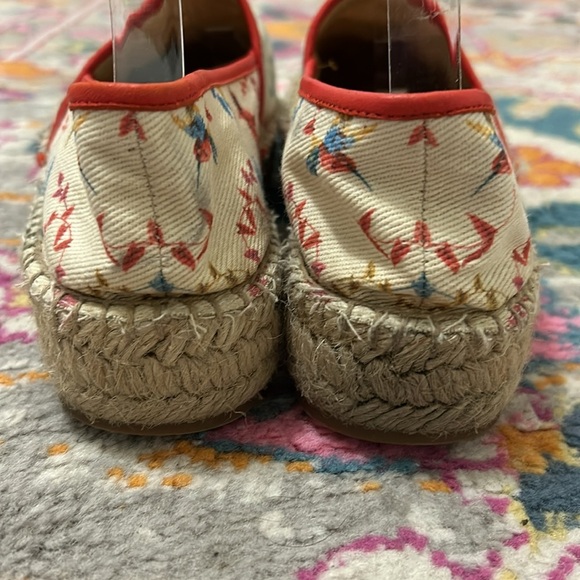 Johnny Was Floral Embroidered Andra Platform Espadrille Slide On Flat Size 8 - Picture 8 of 13